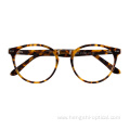 fashion round acetate glasses frames,women men circle acetate optical eyeglasses frames